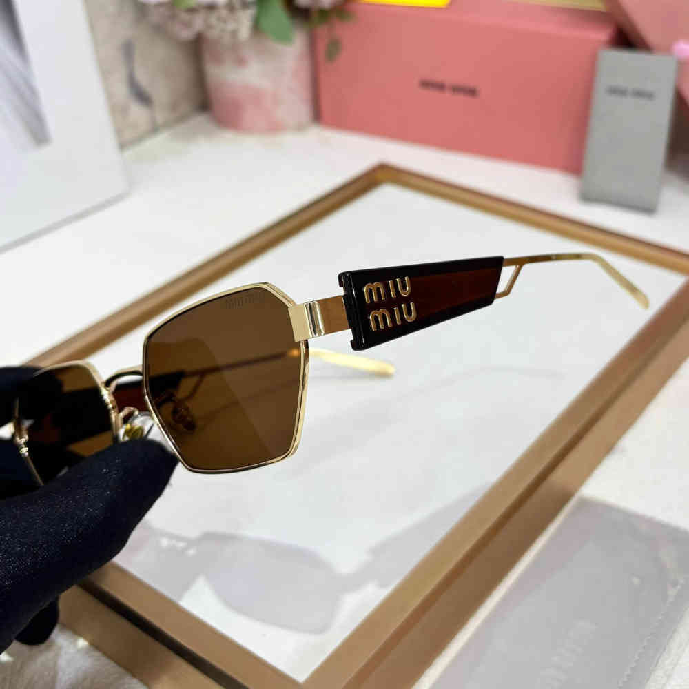 Miu Miu Brown Premium Women's Sunglasses-thumb-1