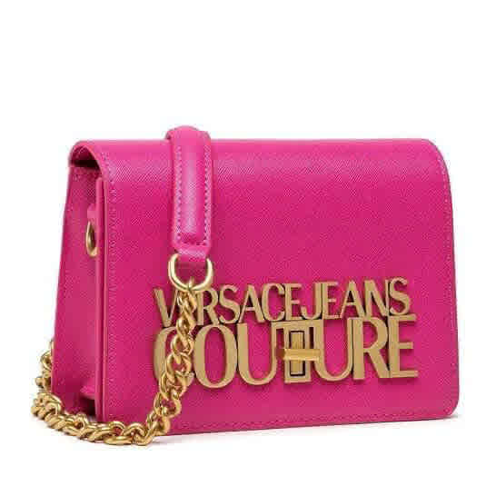 Pink Versace Jeans Couture Black Shoulder bag