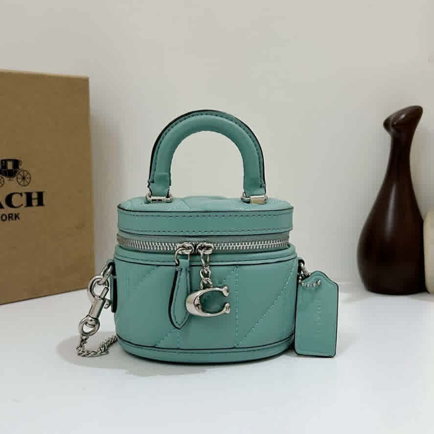 Coach Authentic Leather Handbag-thumb-1