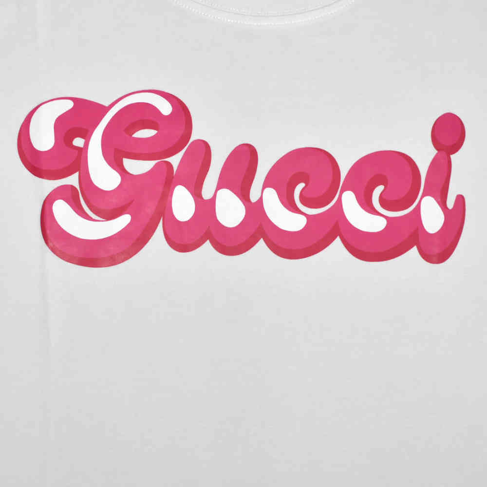 Gucci White Premium Quality Women T-shirt-thumb-3