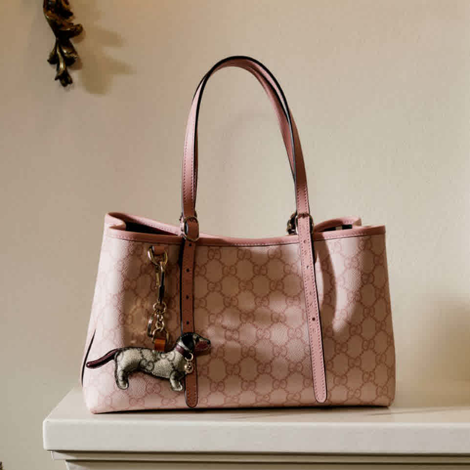 Gucci Emblem Tote Bag-2