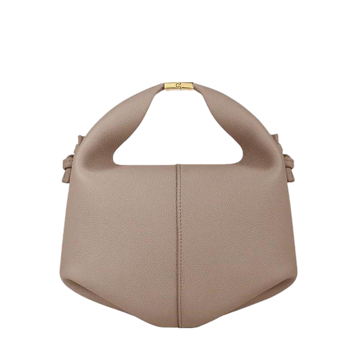 Beige Polene Beri Brown Handbag