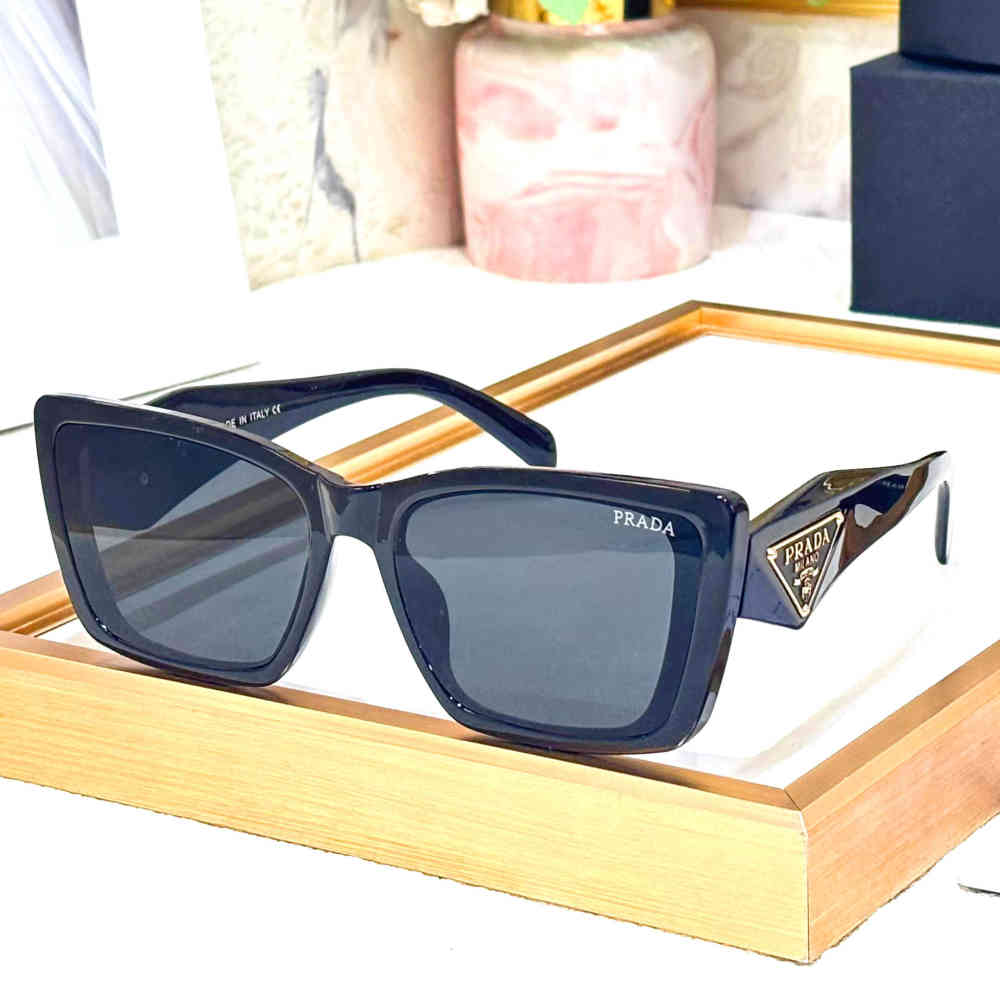 Blue Prada Brown Luxury Sunglasses
