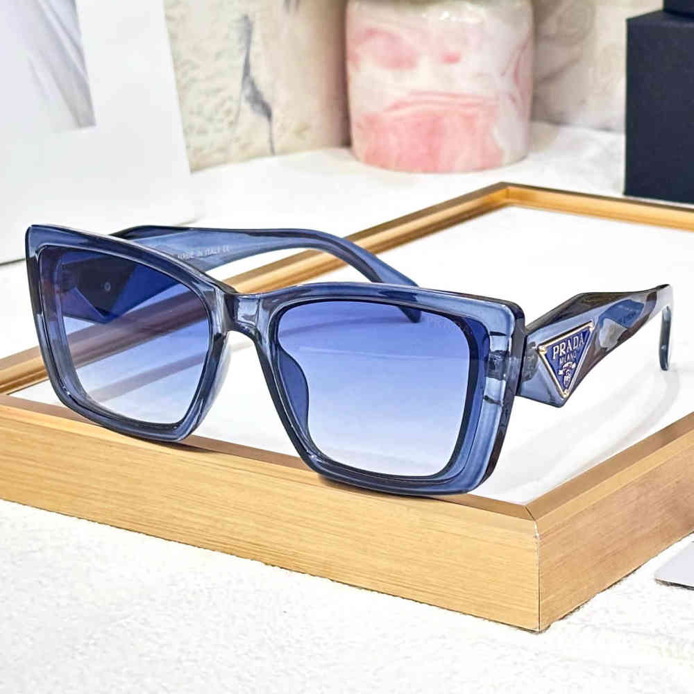 Transparent Prada Brown Luxury Sunglasses