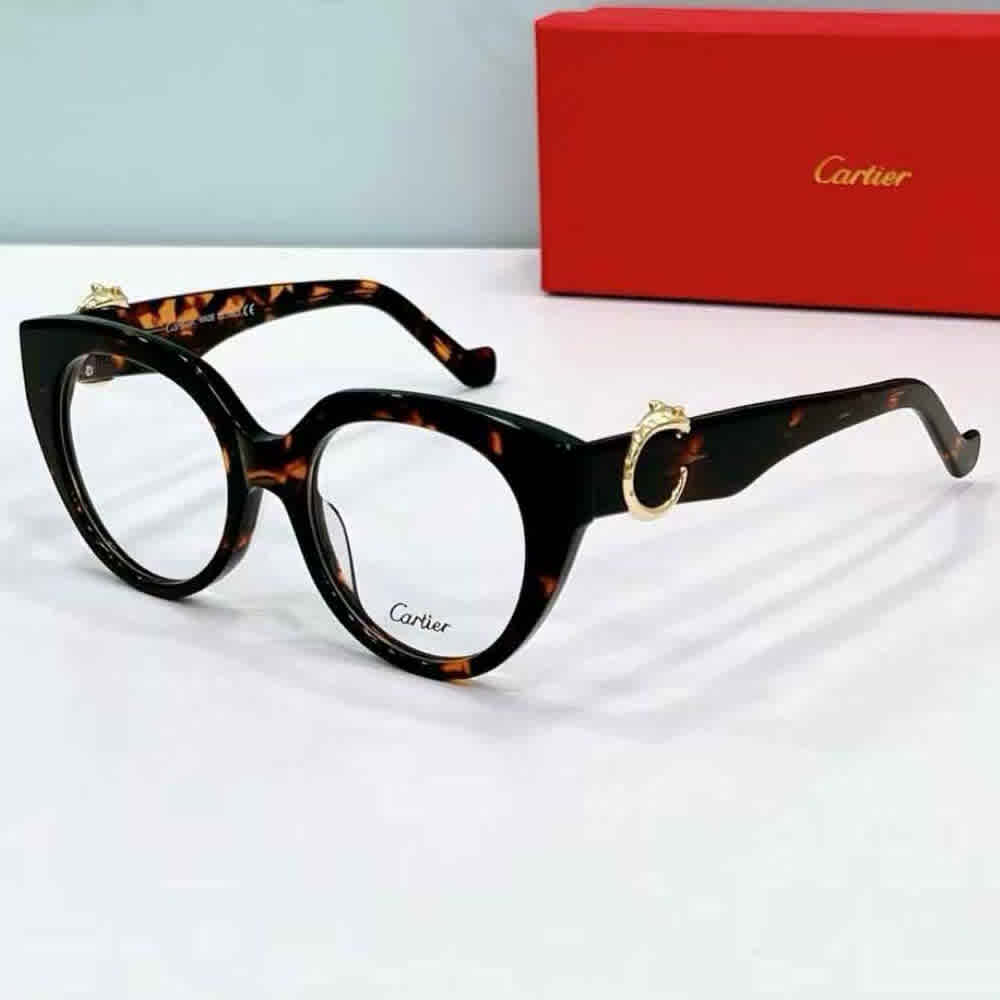 Cartier Black & Golden Premium Women's Sunglasses-thumb-0