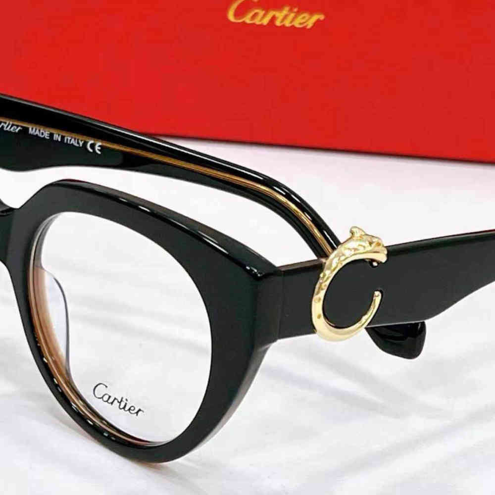 Cartier Black & Golden Premium Women's Sunglasses-thumb-2