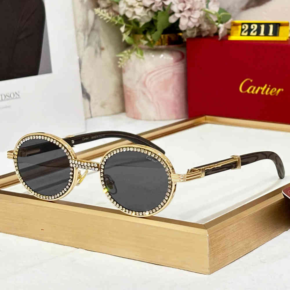 Black Cartier Grey Premium Women's Sunglasses