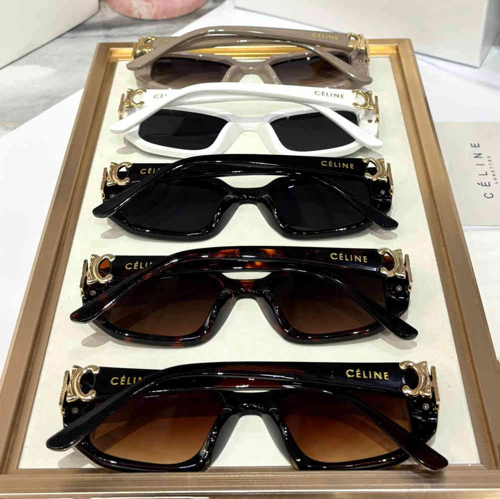 Celine Brown Print Premium Women's Sunglasses-3