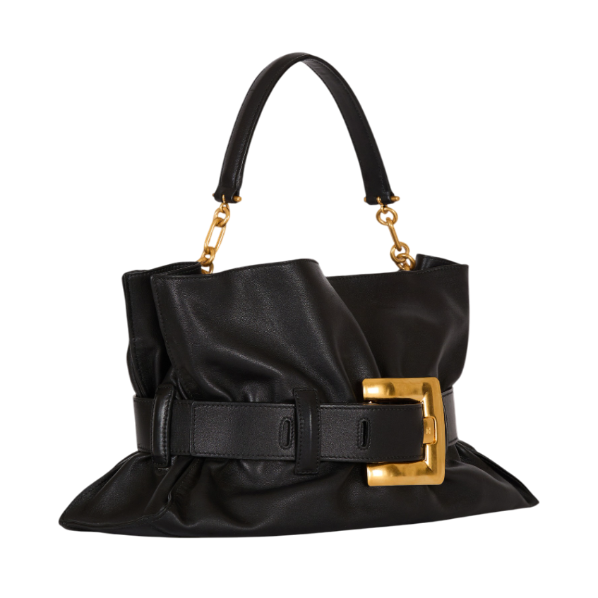 Balmain Anthem Black Shoulder Bag-thumb-2
