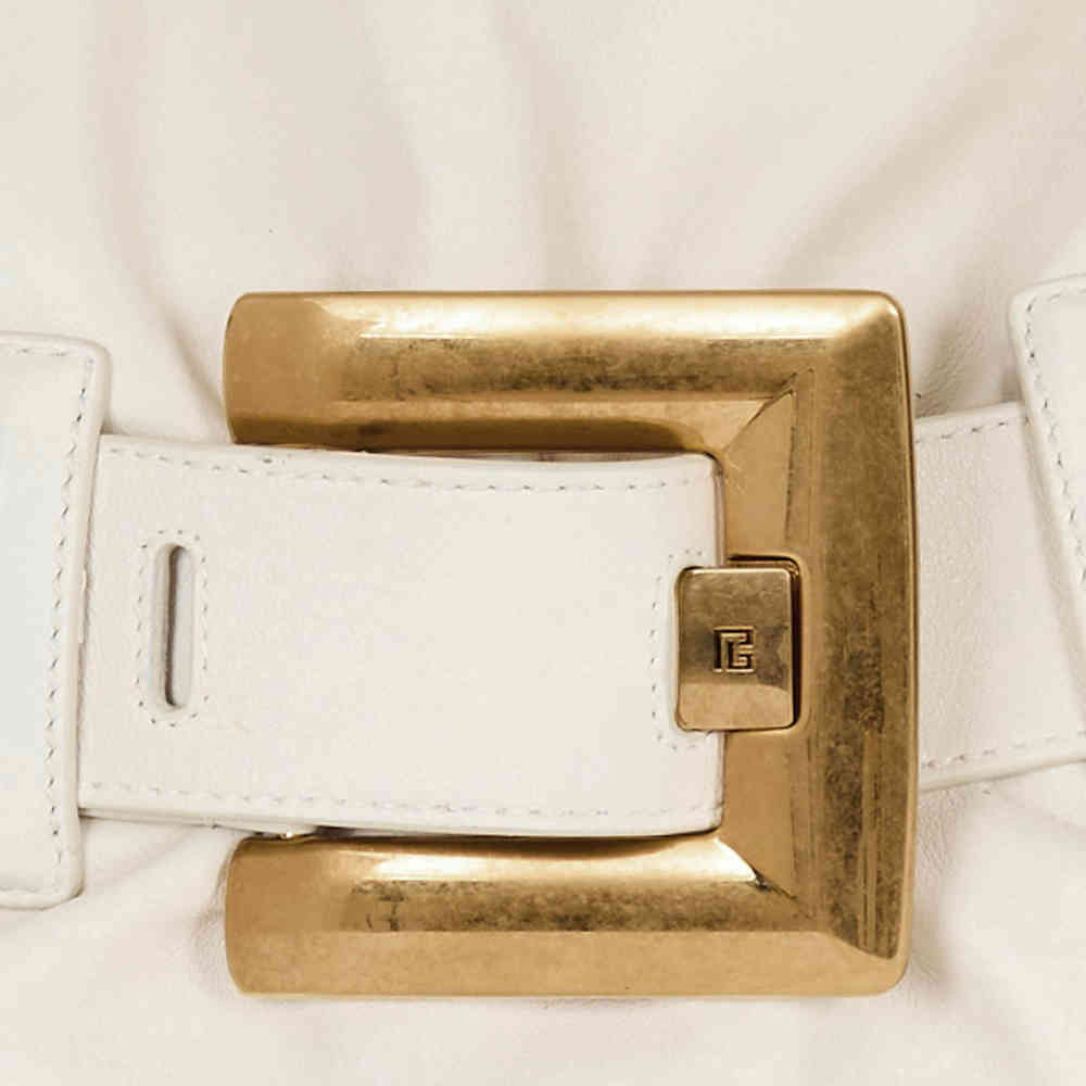 Balmain Anthem White Shoulder Bag-3