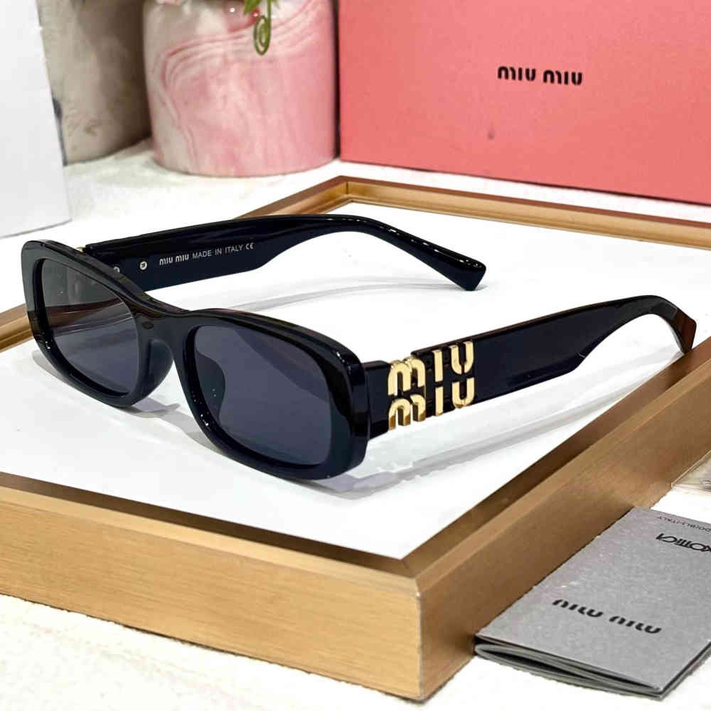 Black Miu Miu Brown Premium Women's Sunglasses