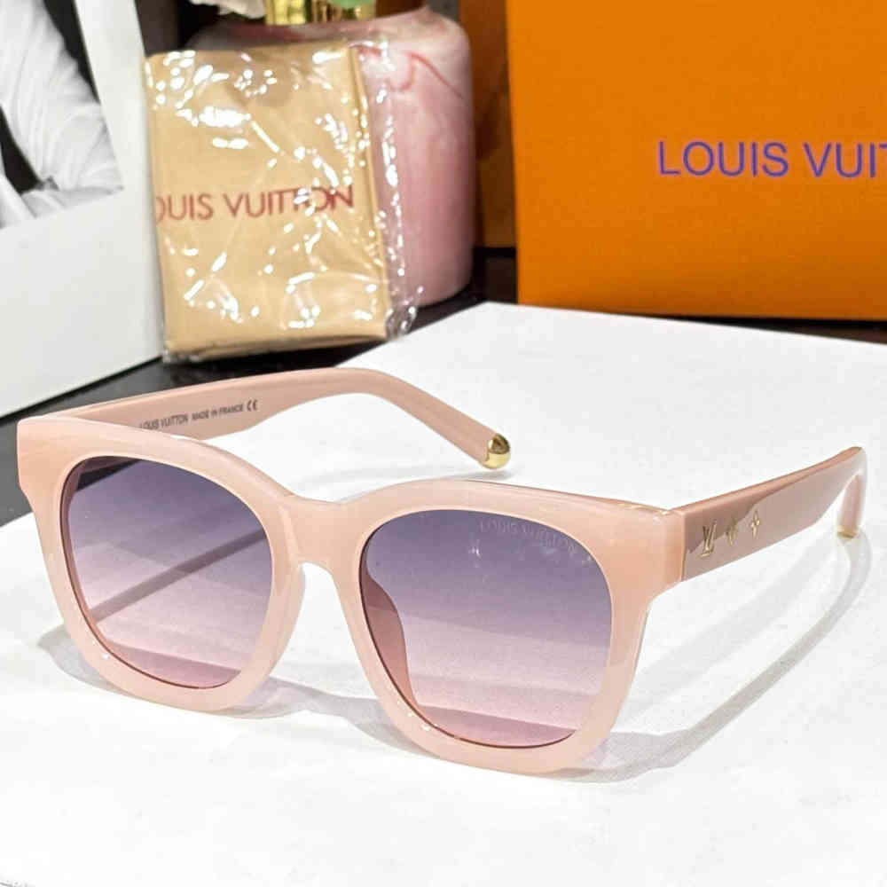 Pink Louis Vuitton Olive Premium Women's Sunglasses