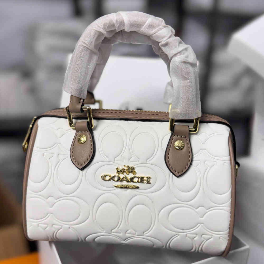 Coach Outlet Mini Rowan Leather Handbag-thumb-0
