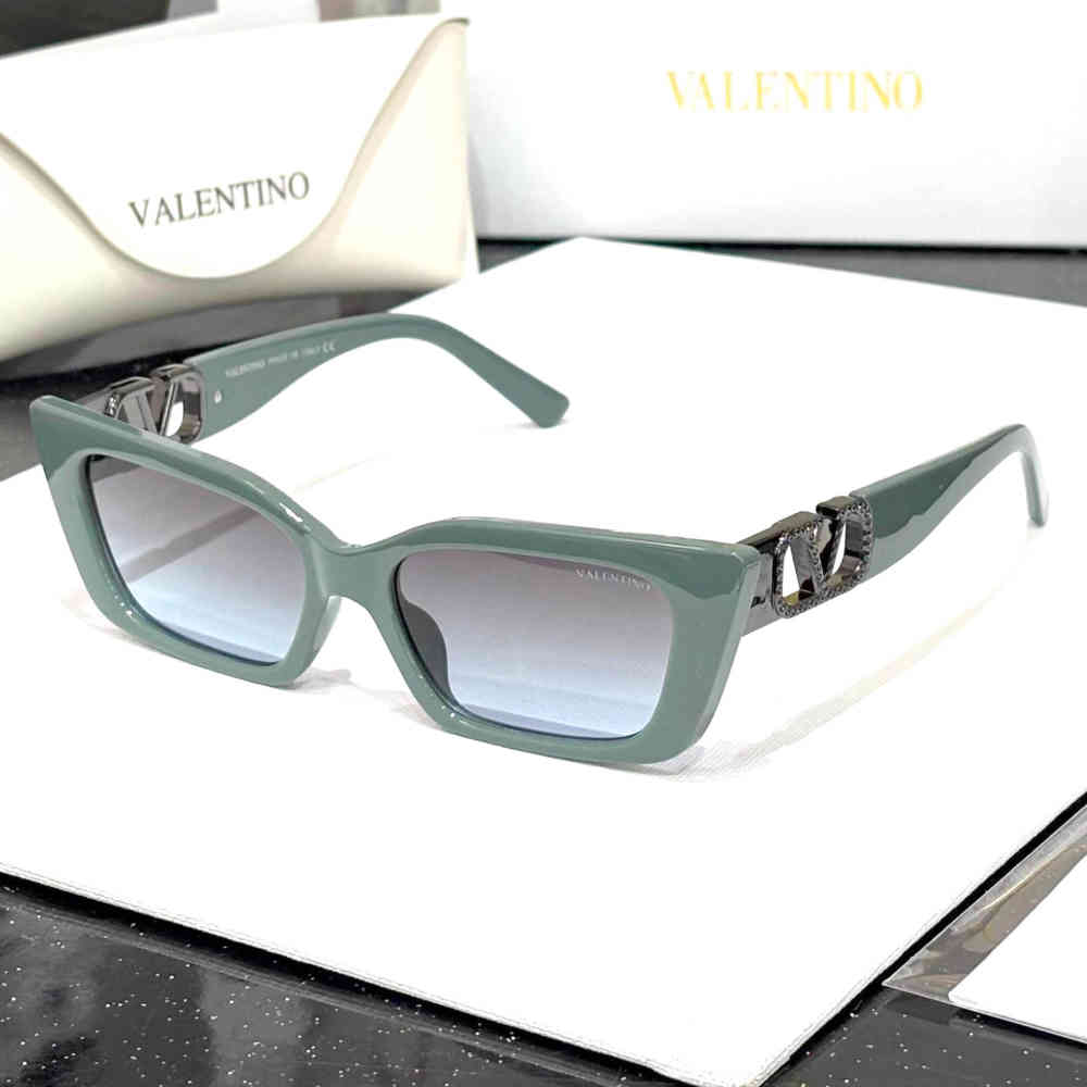 Green Valentino Brown Luxury Sunglasses