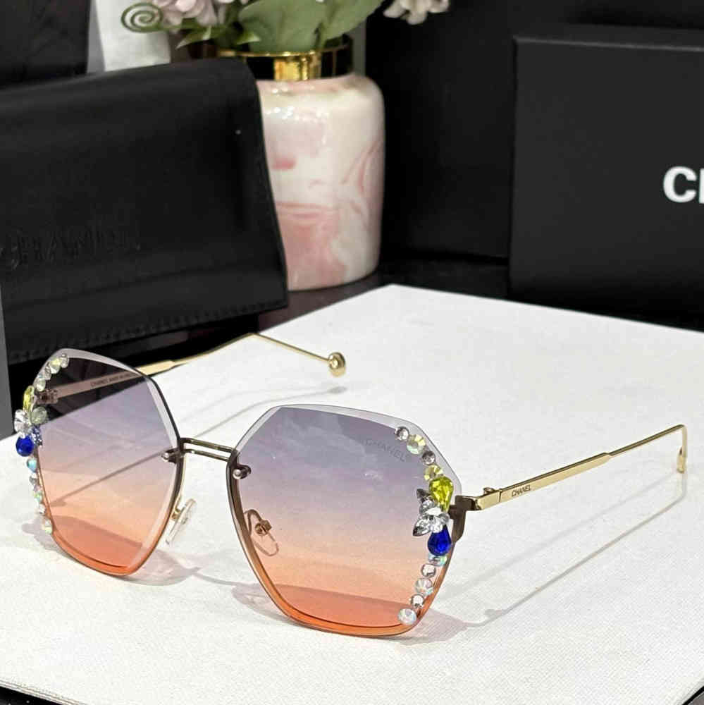 Orange Chanel Pink Premium Women's Sunglasses