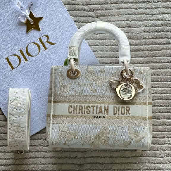 Dior Lady My ABC Butterfly Premium Quality Handbag-thumb-1
