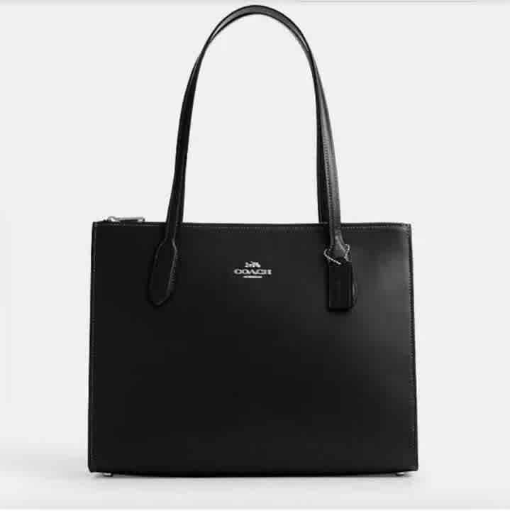 Black Coach Nina Carryall Beige Premium Tote Bag
