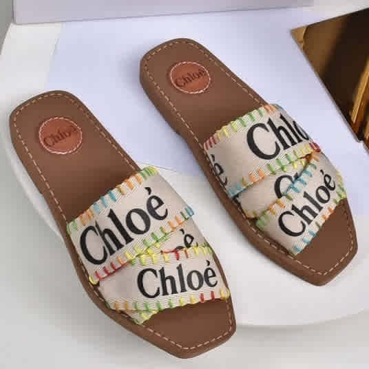 Chloe Beige Premium Quality Women's Flat Sandals-thumb-0