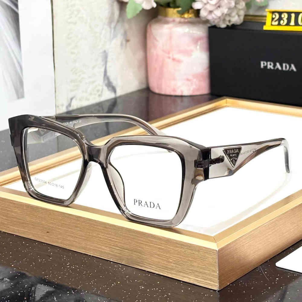 Grey Prada Black Luxury Sunglasses