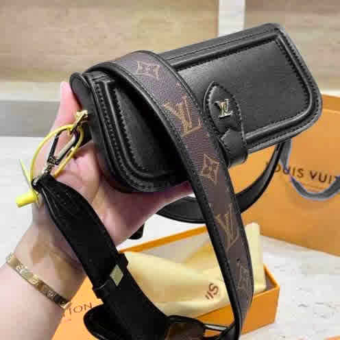 Louis Vuitton LV Canta Officer Black Sling Bag-2