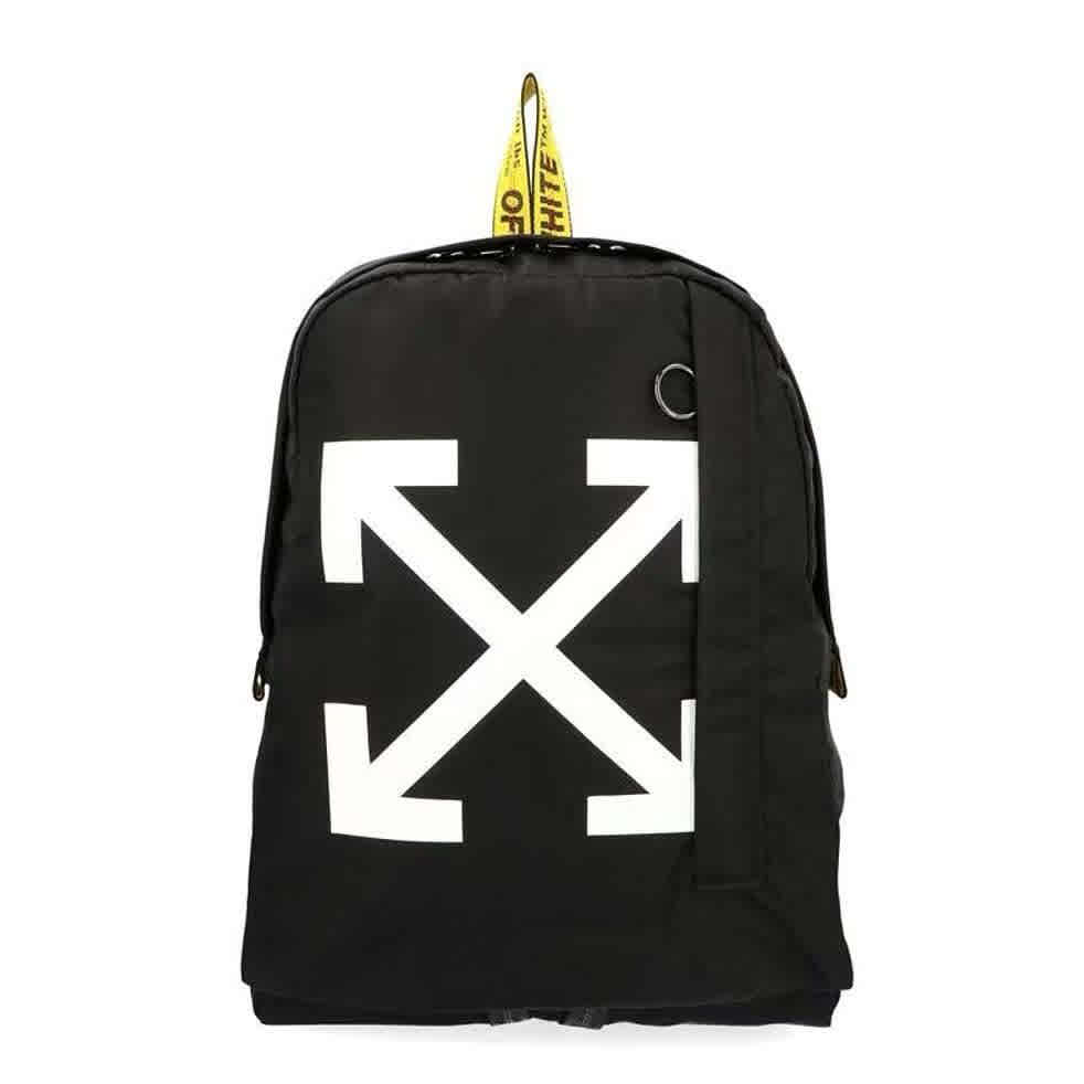 Off-White Diagonal Arrows Simple Backpack-thumb-0