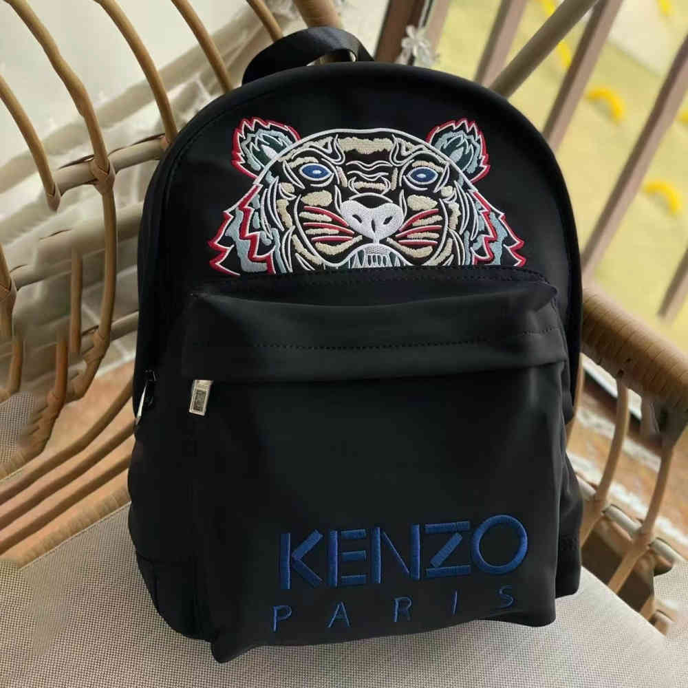 Kenzo Tiger Black & Blue Premium Backpack-thumb-1