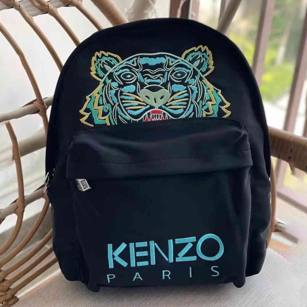 Kenzo Tiger Black & Green Premium Backpack-thumb-1