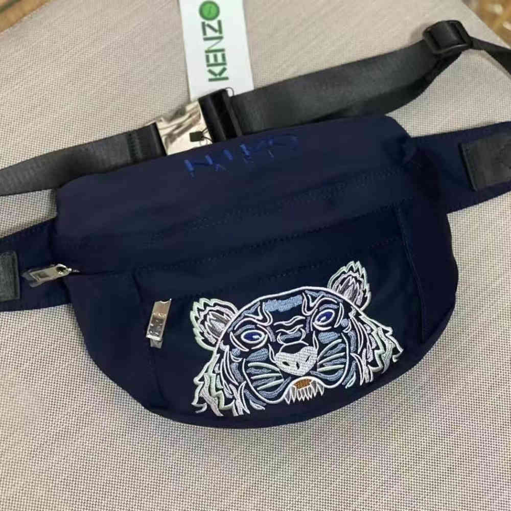 Kenzo Tiger Blue Belt Bag-thumb-1