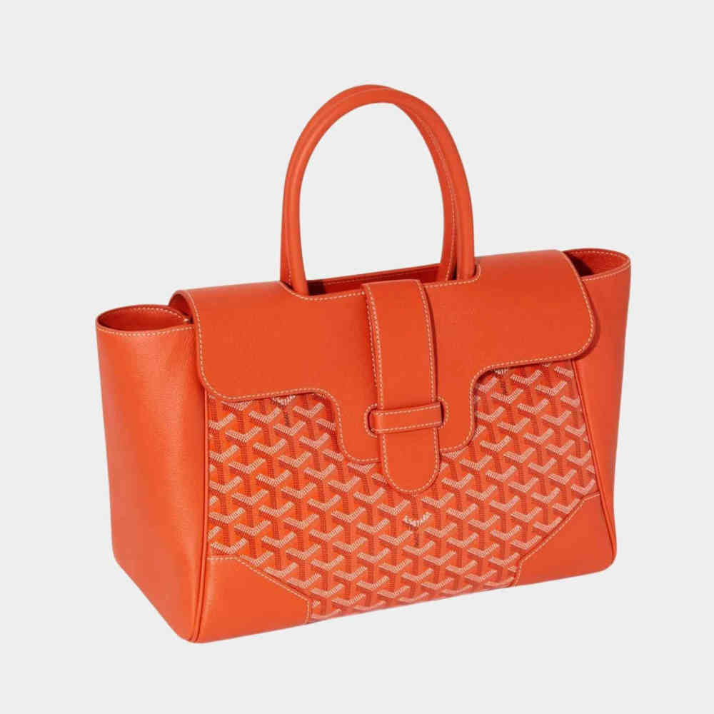 Orange Goyard Saigon Red Handbag