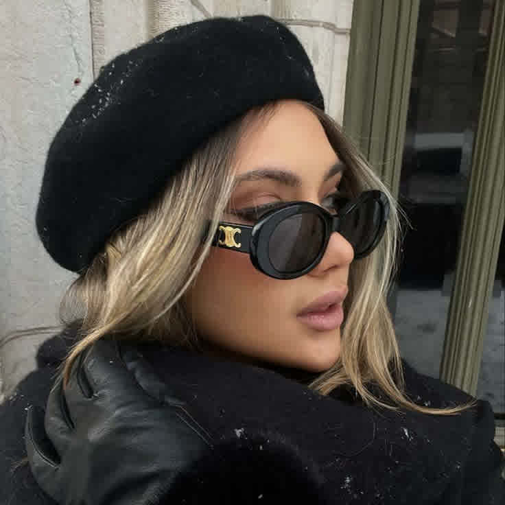 Celine Black Premium Women's Sunglasses-3