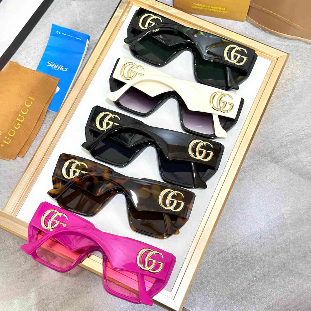 Gucci White Premium Women's Sunglasses-3