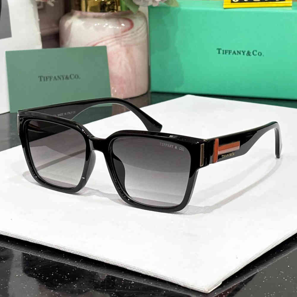 Black Tiffany White Premium Women's Sunglasses