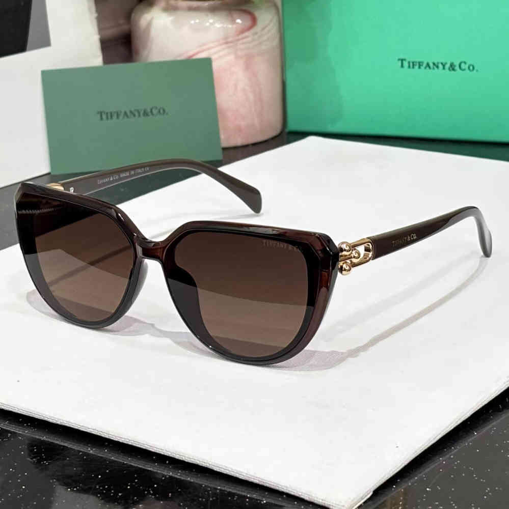 Brown Tiffany Light Brown Premium Women's Sunglasses