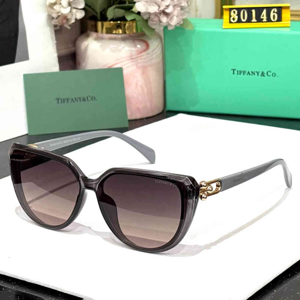 Grey Tiffany Light Brown Premium Women's Sunglasses