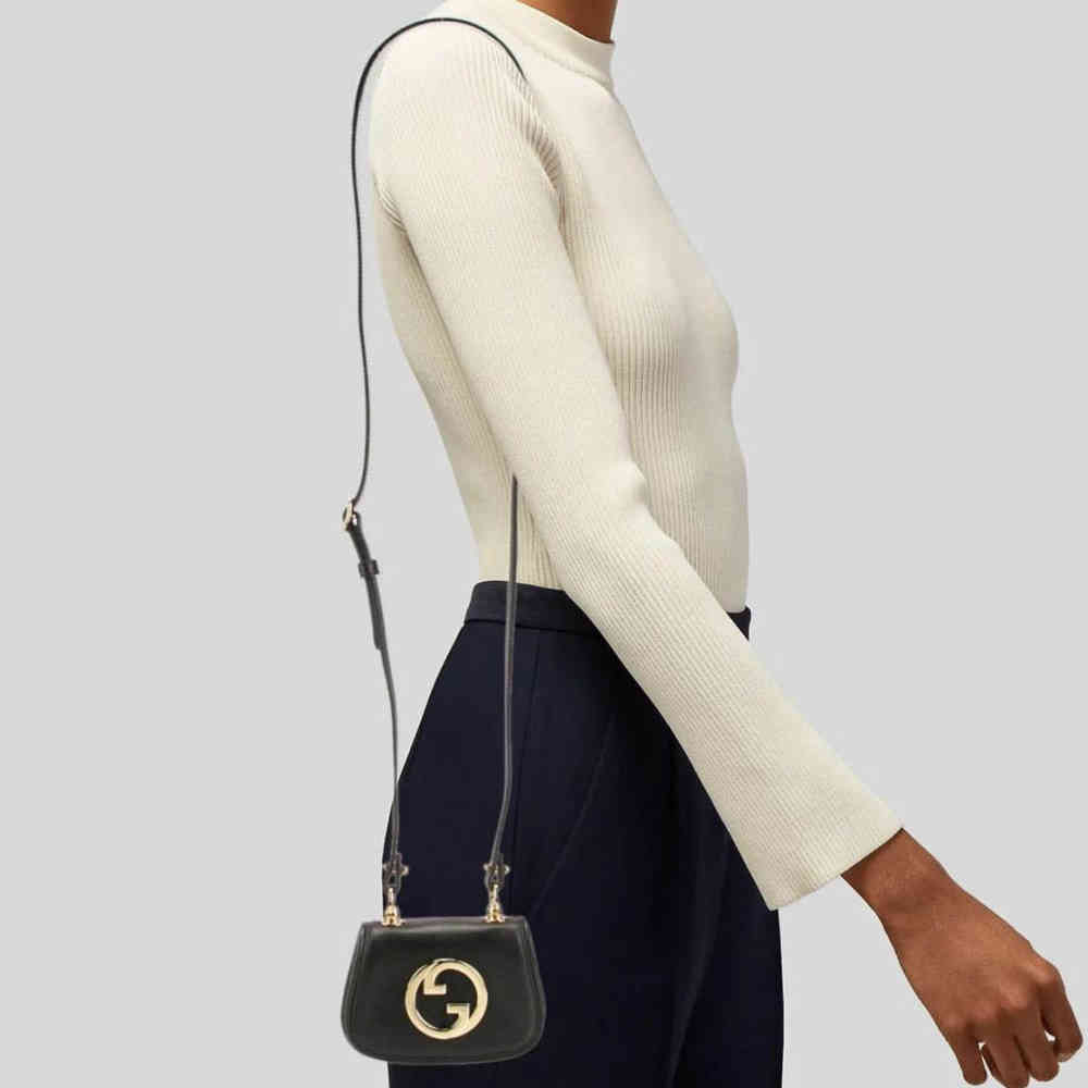 Gucci Blondie Nano Black Mini Crossbody Bag-1