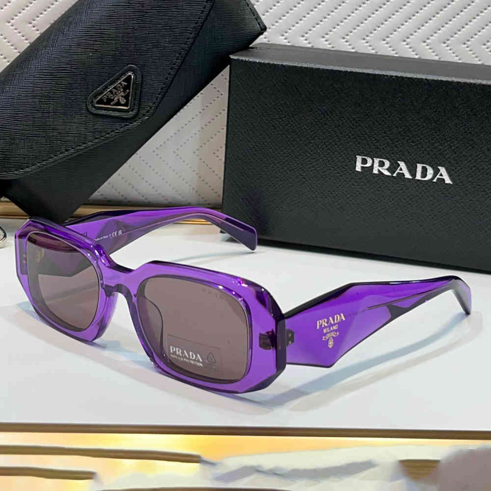 Purple Prada Brown Luxury Sunglasses