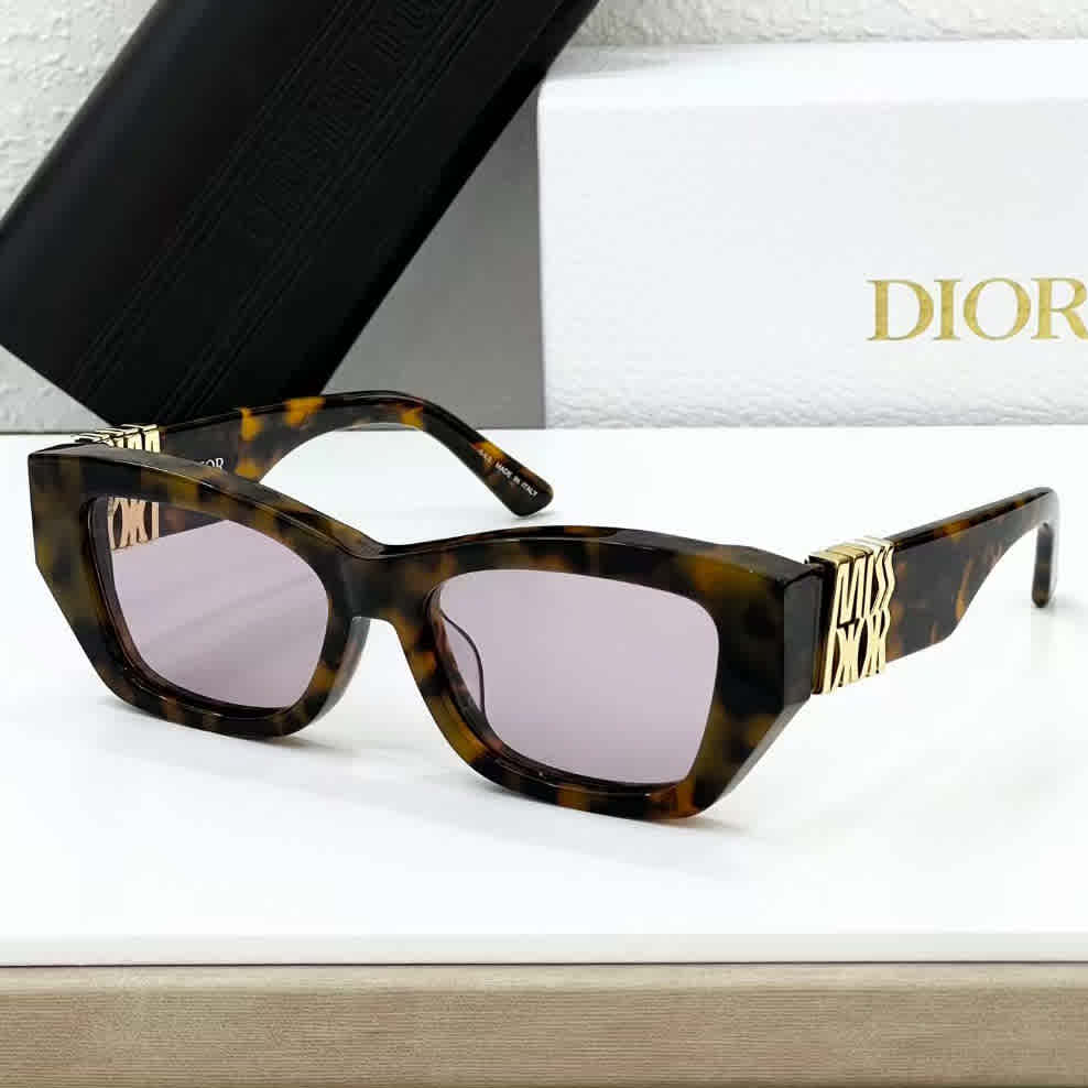 Brown Dior Black & Golden Luxury Sunglasses