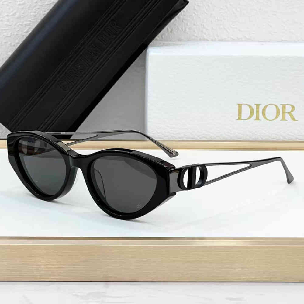 Black Dior Black/Golden Luxury Sunglasses