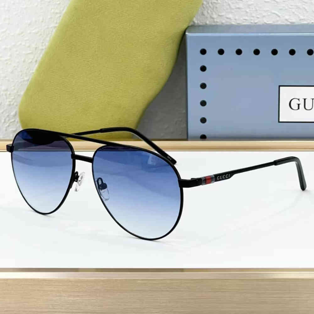 Blue Gucci Grey Luxury Sunglasses