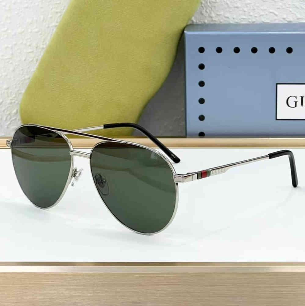 Green Gucci Grey Luxury Sunglasses