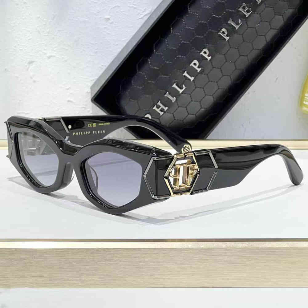 Black & Golden Philipp Plein Black Luxury Sunglasses
