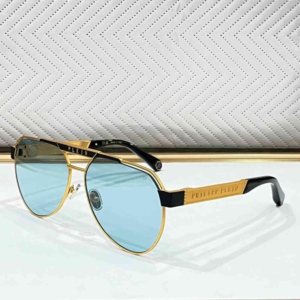 Green Philipp Plein Brown Luxury Sunglasses