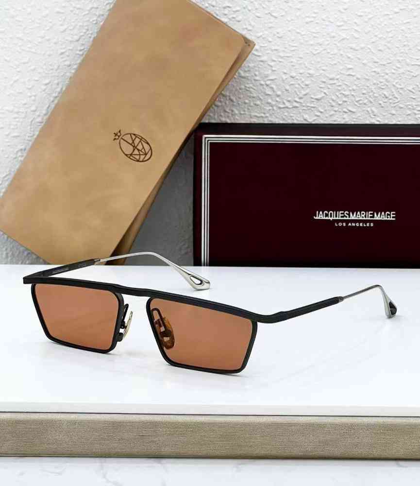 Orange Jacques Marie Mage Brown Luxury Sunglasses