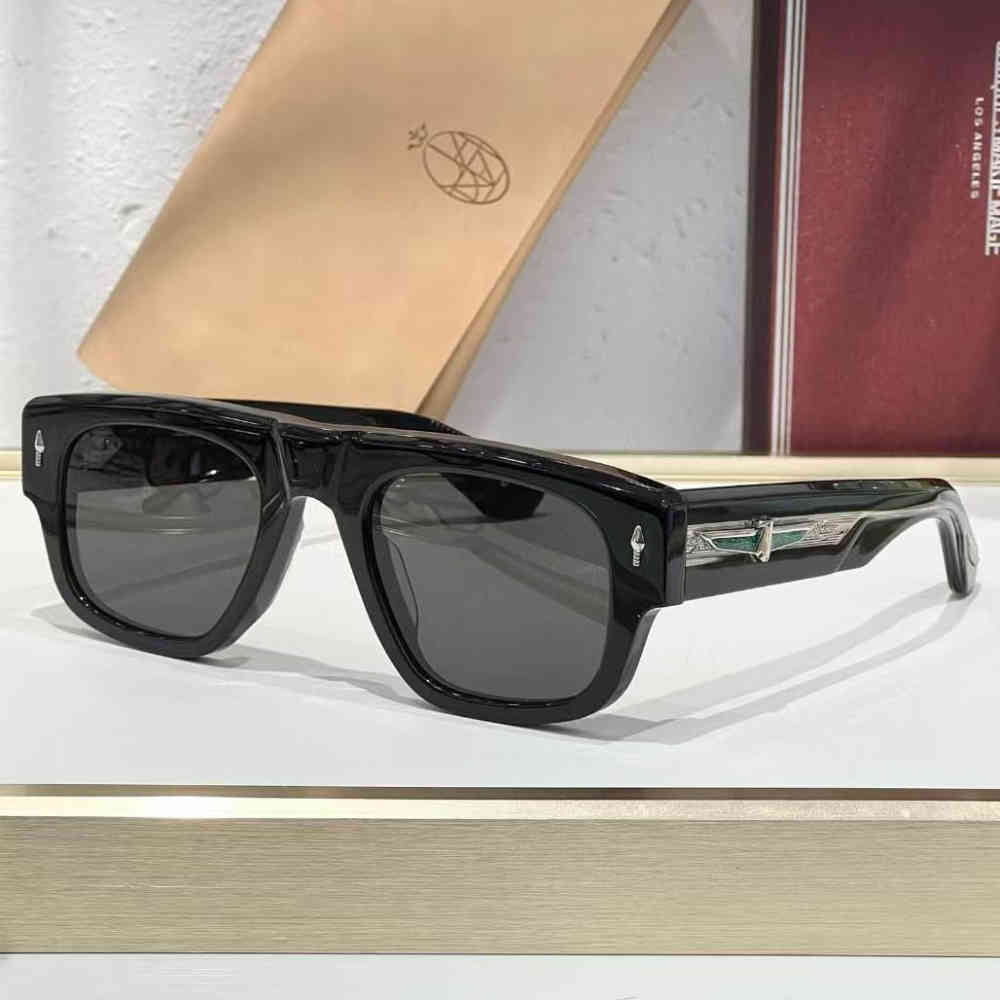 Black Jacques Marie Mage Blue Luxury Sunglasses