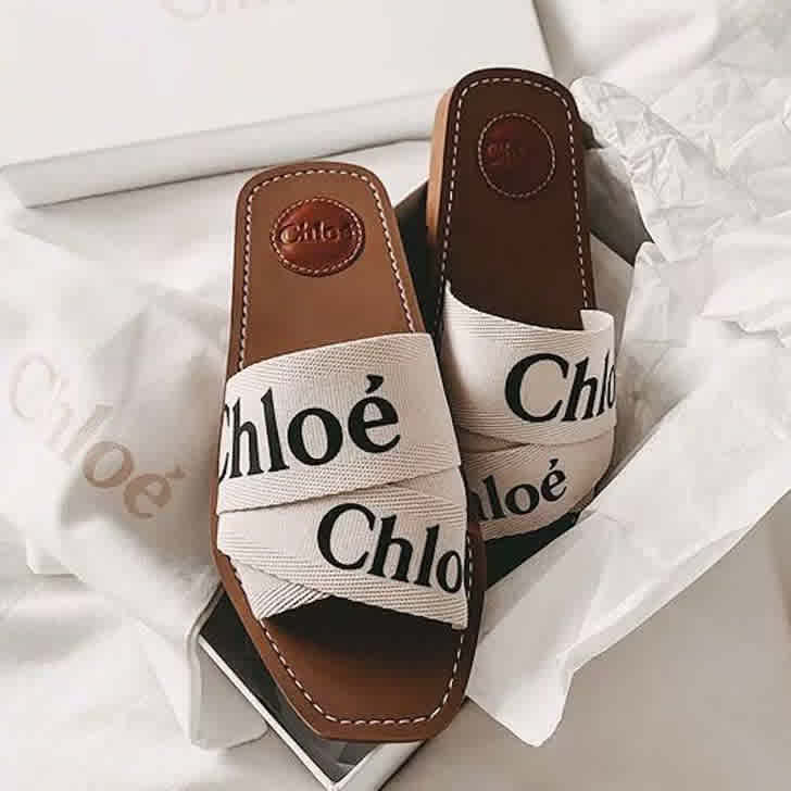 Chloe Beige Premium Quality Women's Flat Sandals-thumb-1