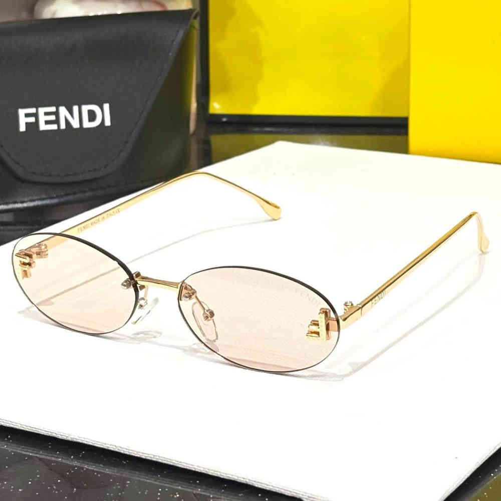 Pink Fendi Black Premium Women's Sunglasses