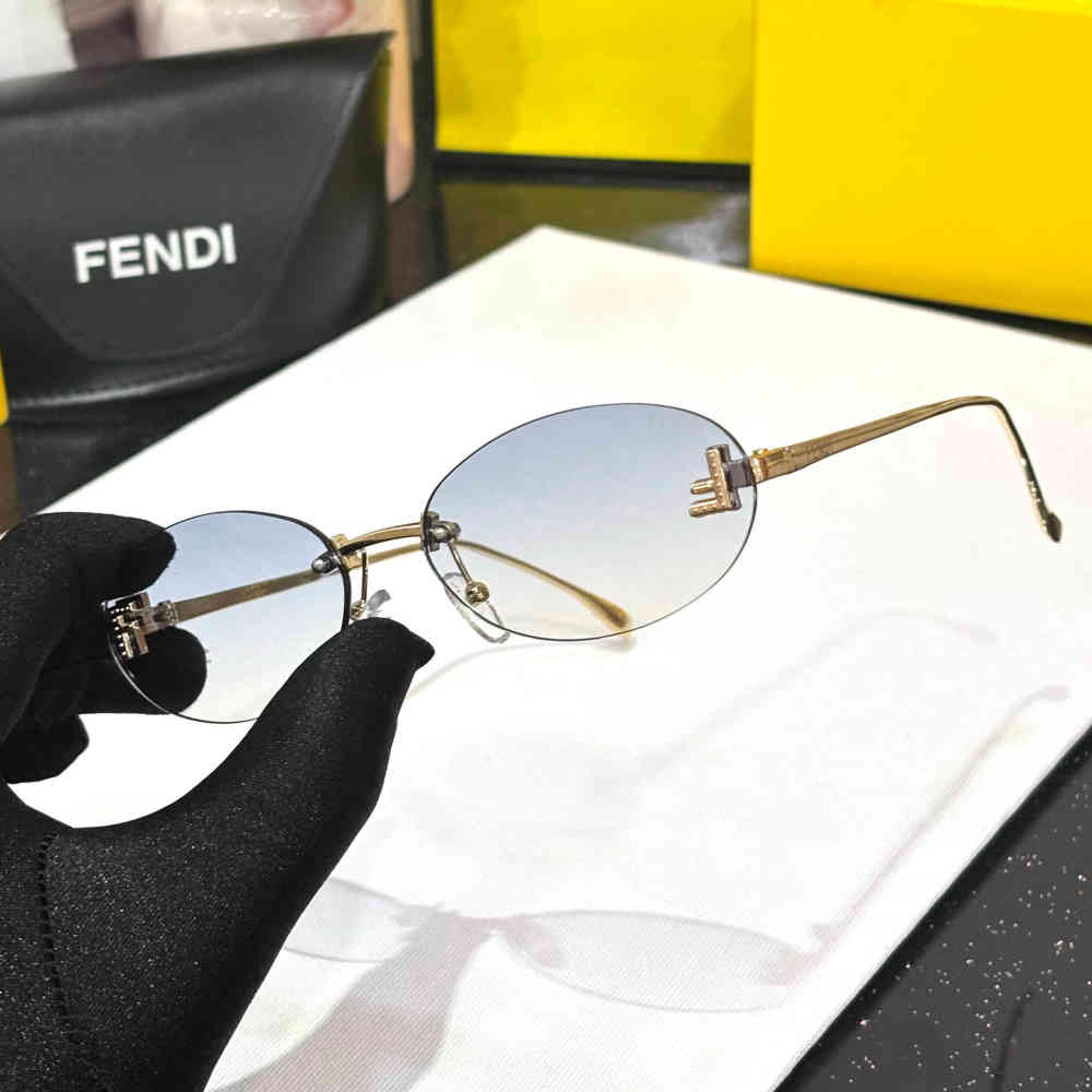 Fendi Grey Premium Women's Sunglasses-1