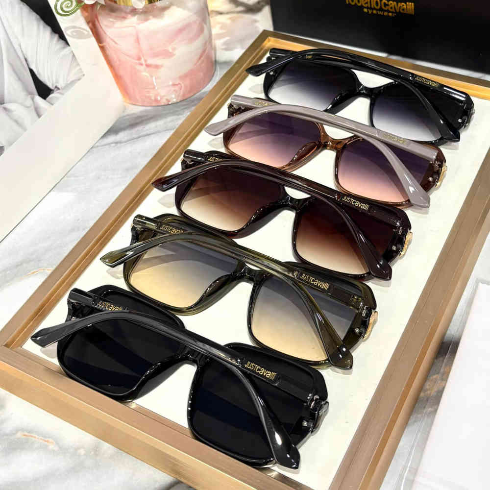 Roberto Cavalli Black & BluePremium Women's Sunglasses-3