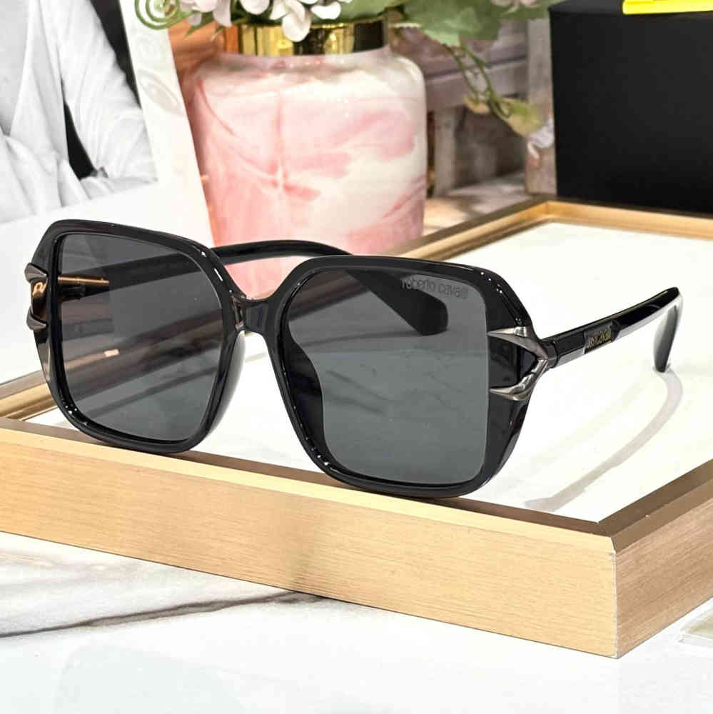 Black Roberto Cavalli Black & BluePremium Women's Sunglasses
