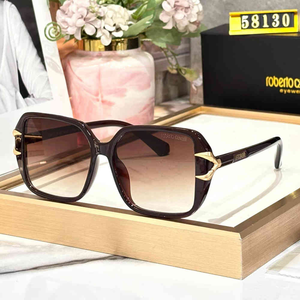 Brown Roberto Cavalli Black & BluePremium Women's Sunglasses